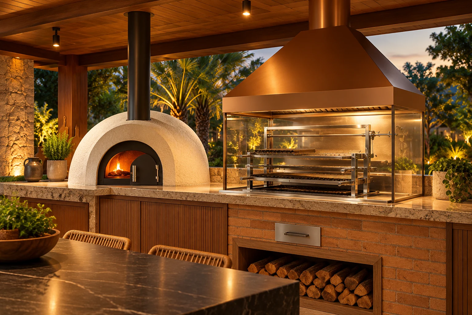 Forno de pizza Viana Grill